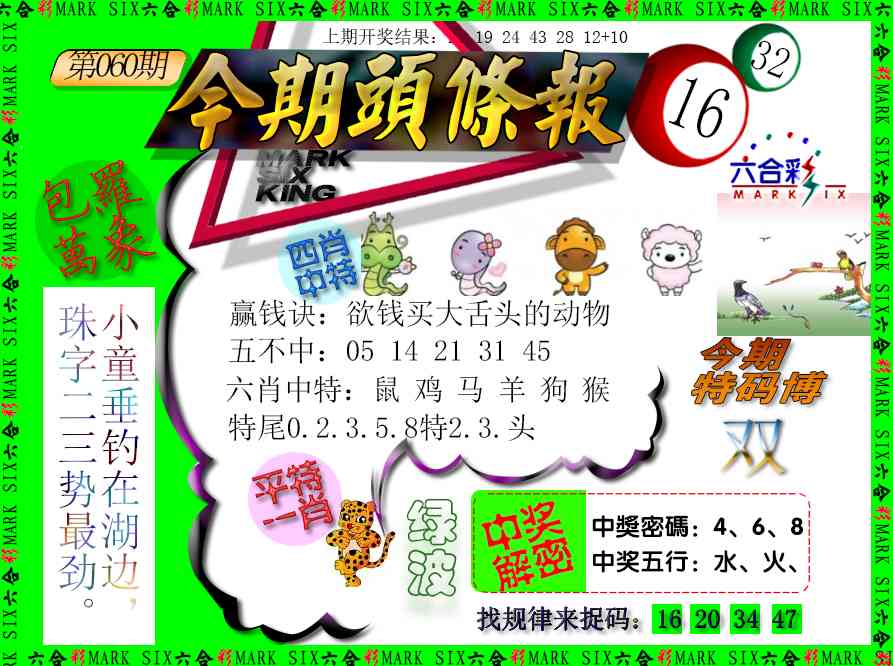 060期今期头条报[图]