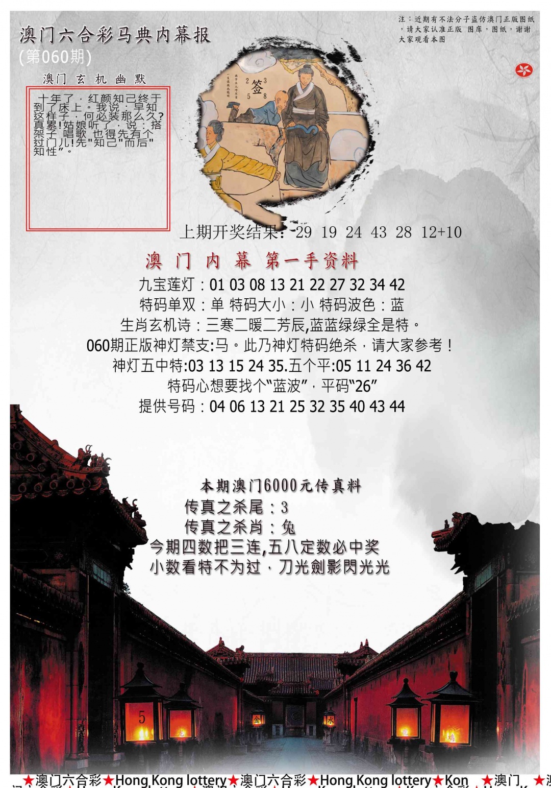 060期马经内幕报[图]