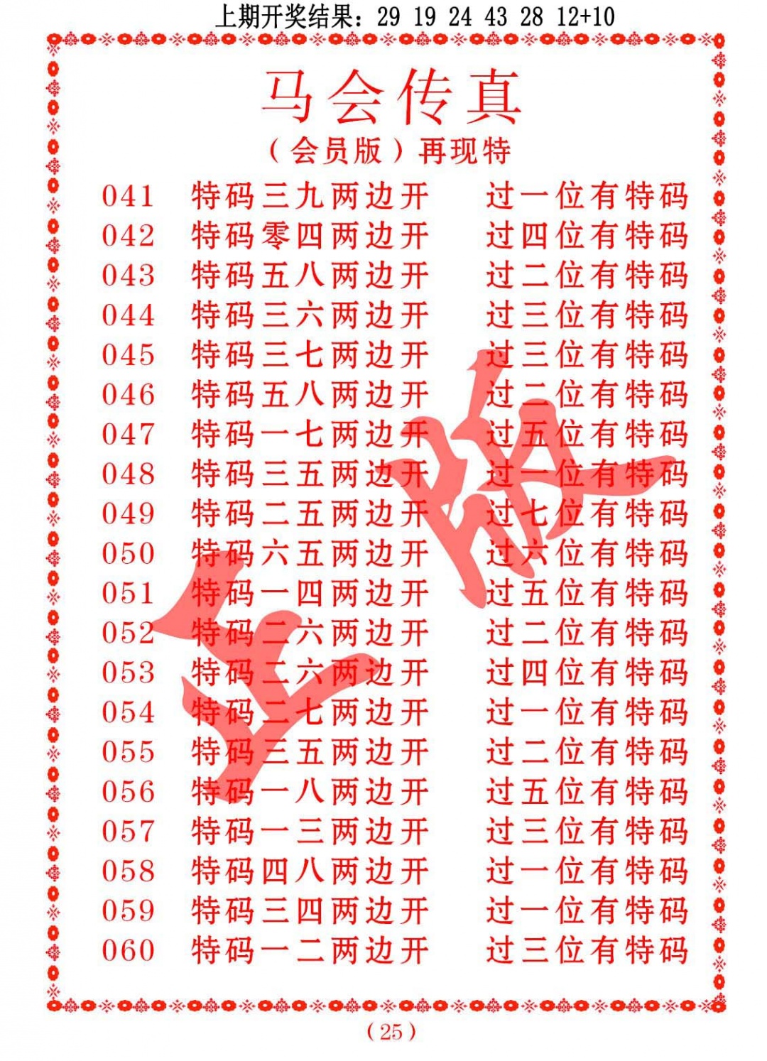 060期马会传真[图]