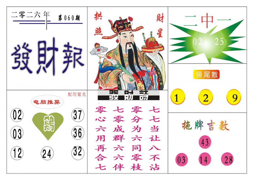 060期发财报[图]