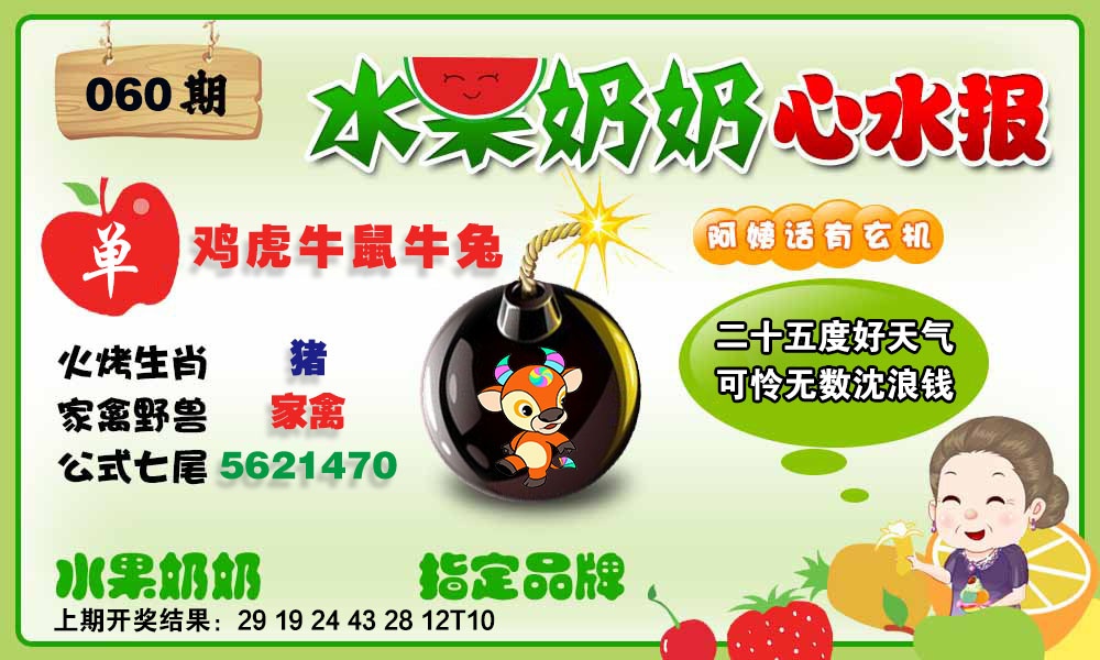 060期水果心水报[图]