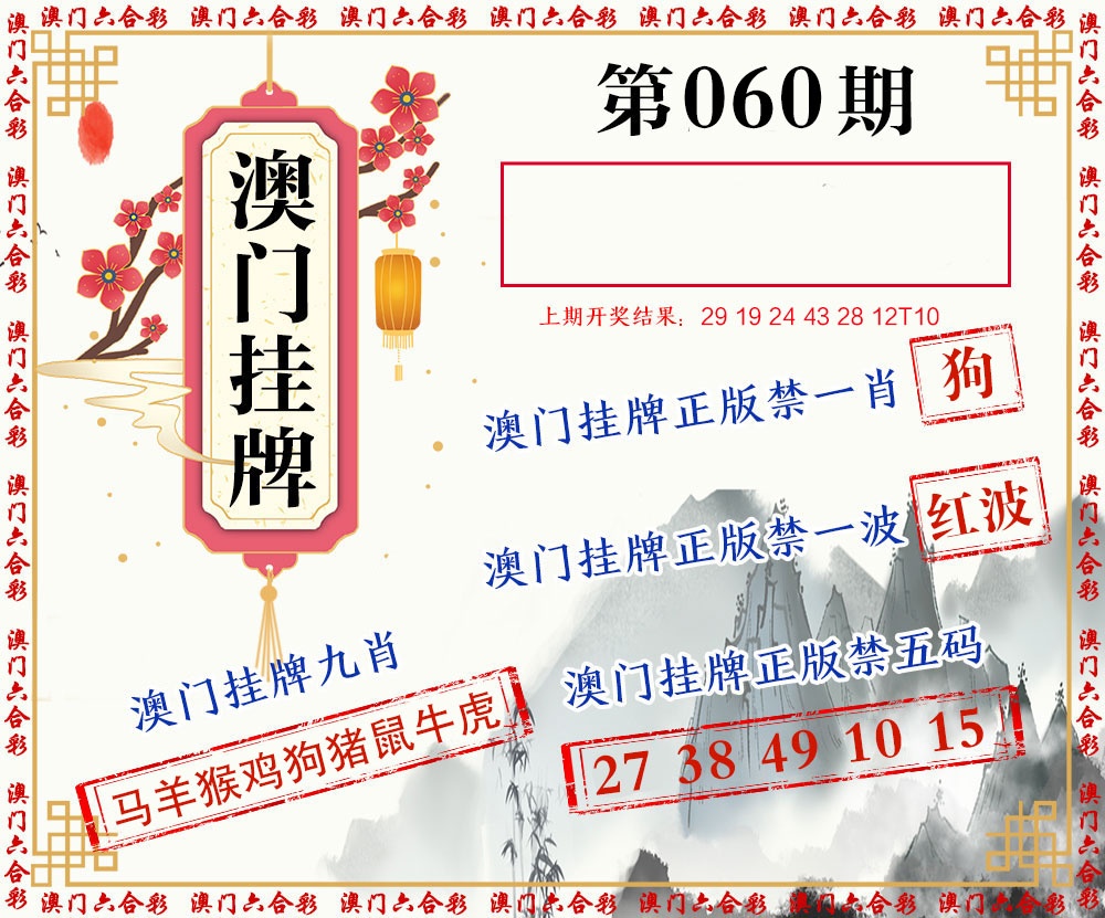 060期挂牌图[图]