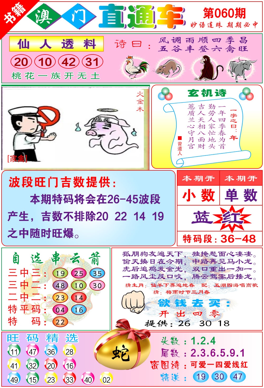 060期白姐直通车[图]