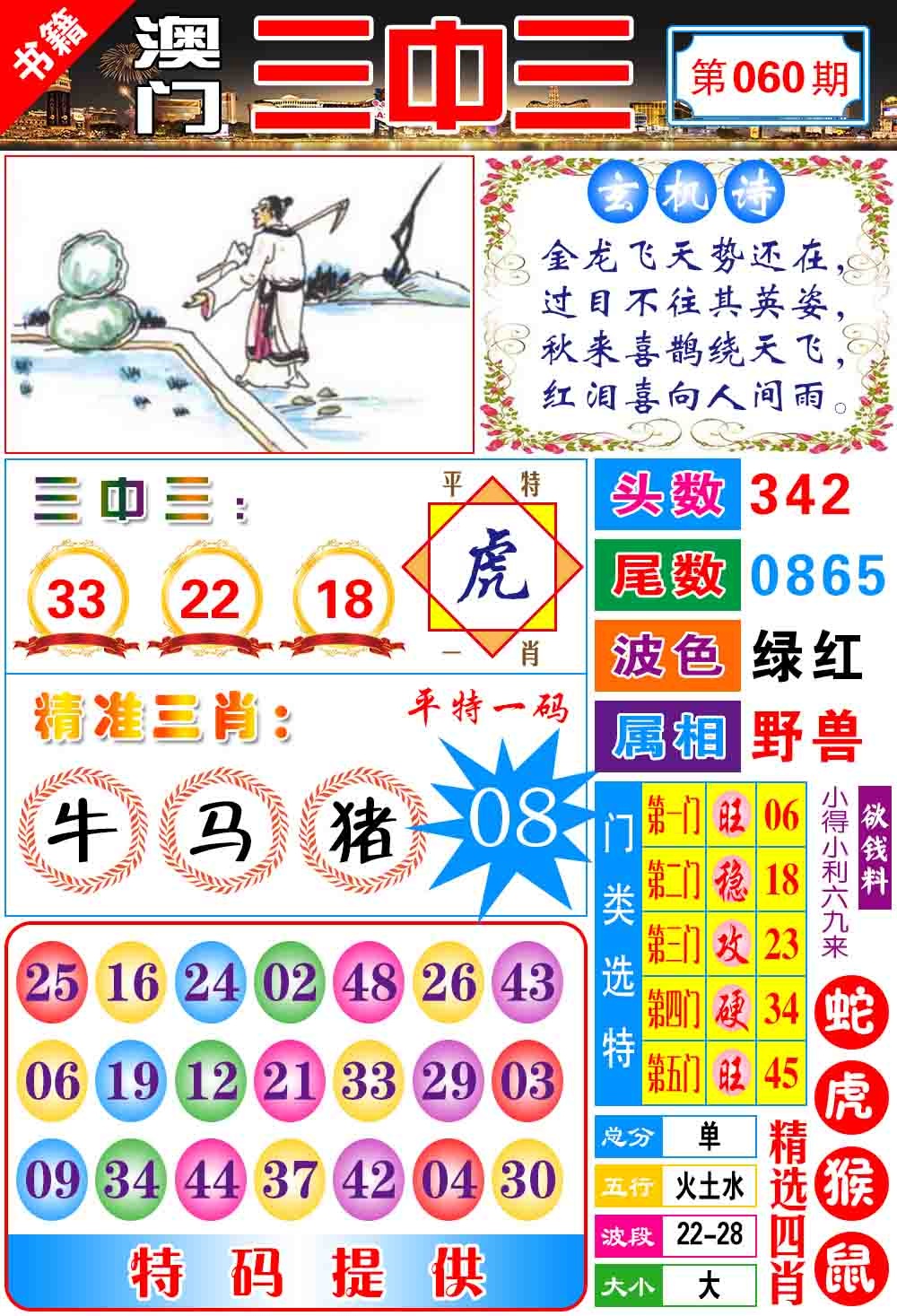 060期澳门宝典三中三[图]