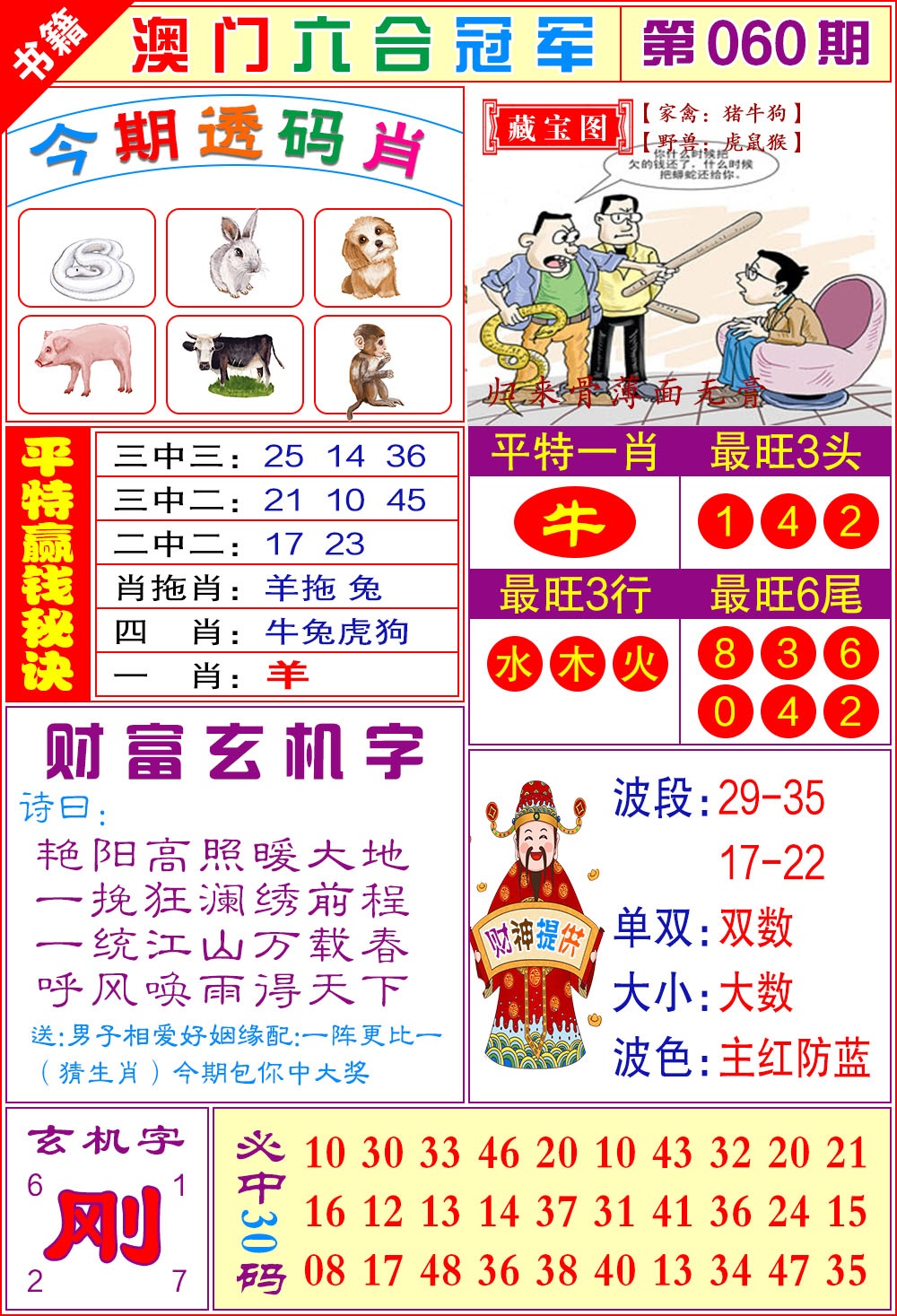 060期澳门六合冠军[图]