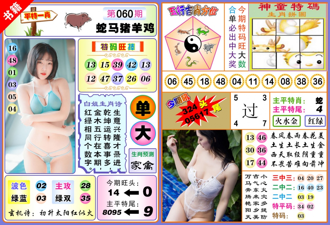 060期澳门五行白姐[图]