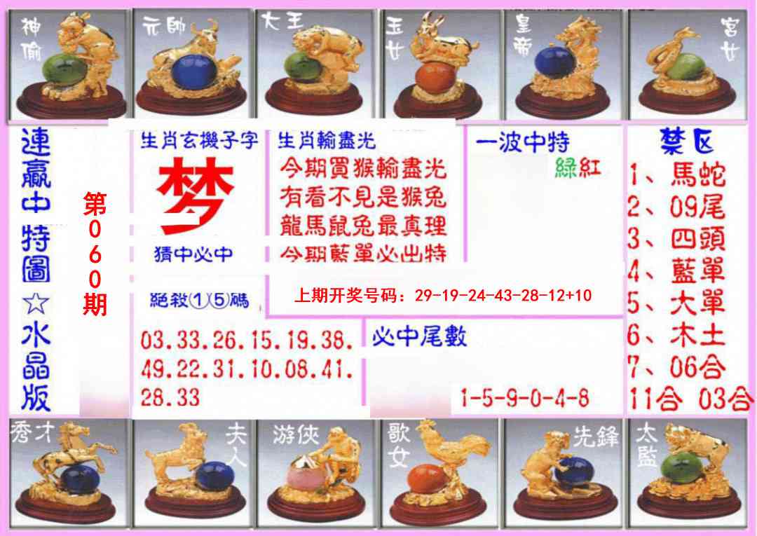 060期连赢中特图（水晶版）[图]