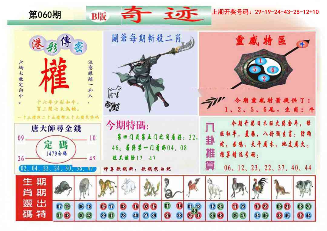 060期九龍奇迹B(推荐)[图]