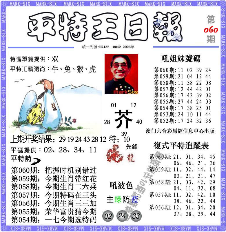 060期平特王日报[图]