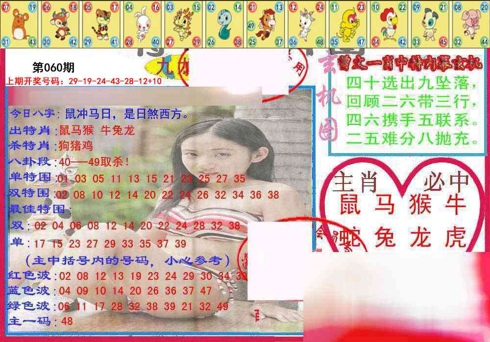 060期特码生肖图[图]