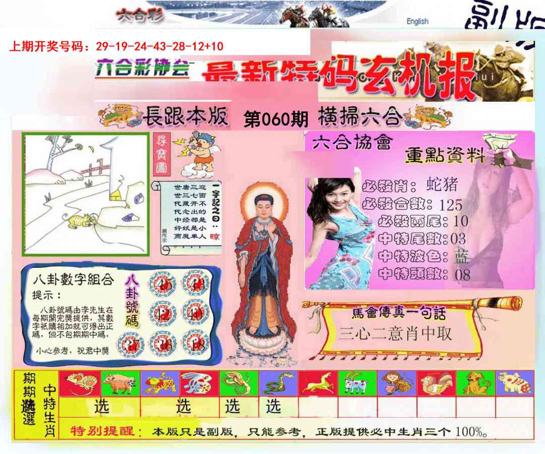 060期九龍内幕玄机报[图]