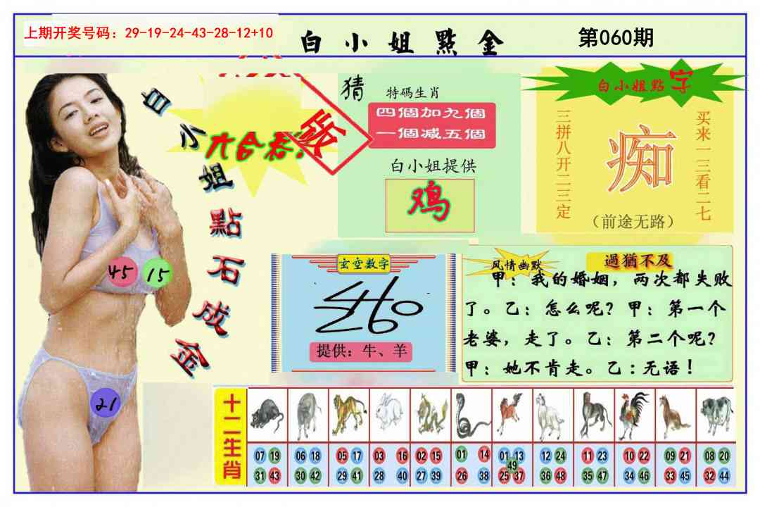 060期白小姐点金[图]