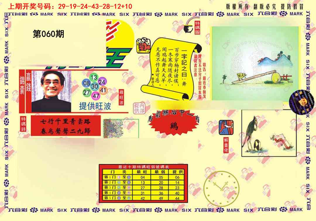 060期心水特码(信封)[图]