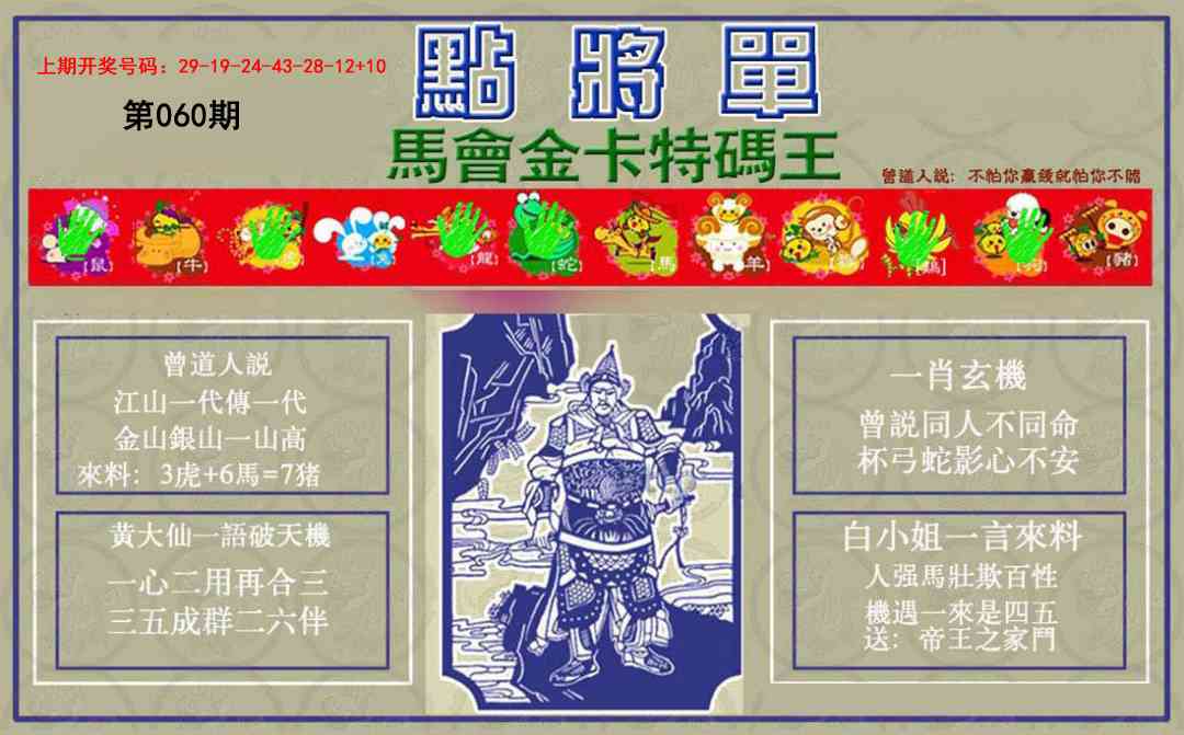 060期点将单[图]