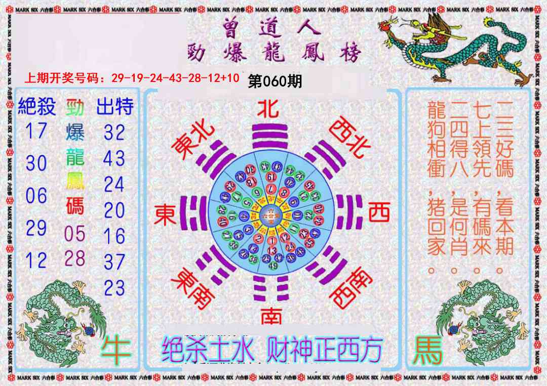 060期曾道人劲爆龙凤榜[图]