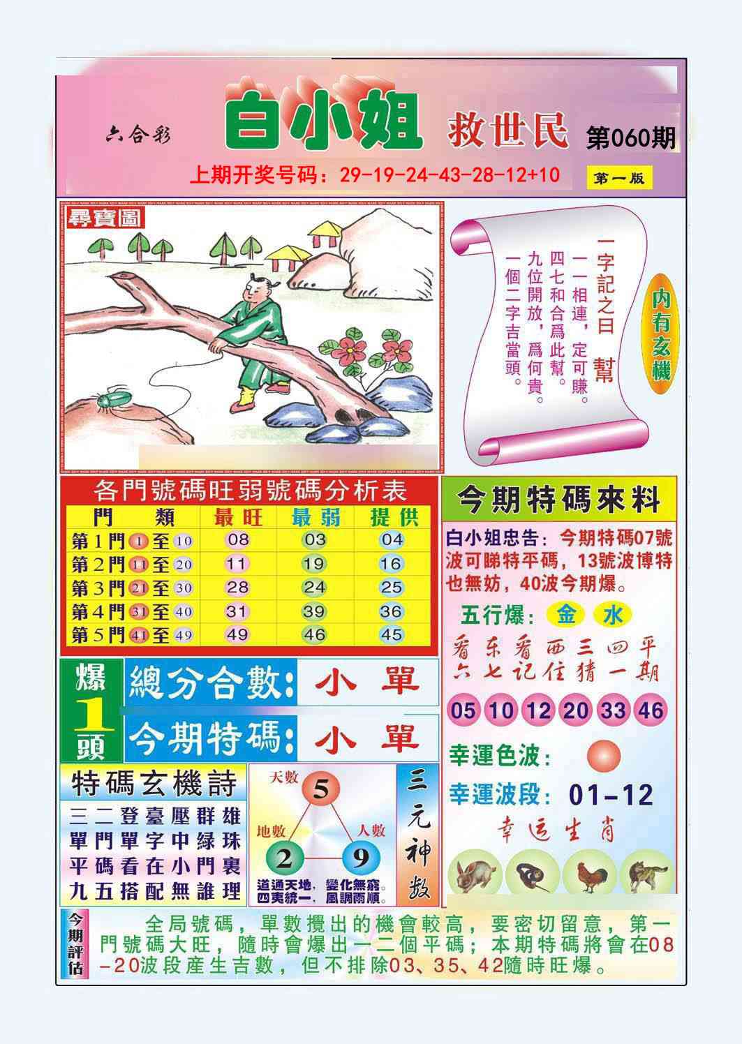 060期白小姐救世民A[图]