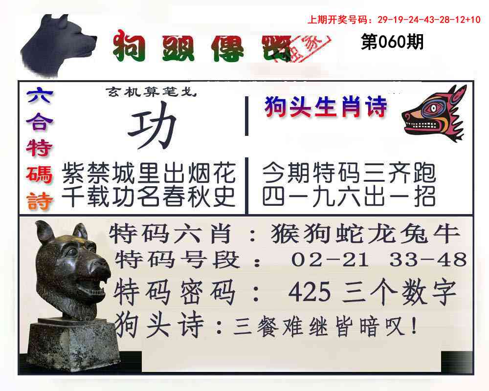 060期狗头传密[图]