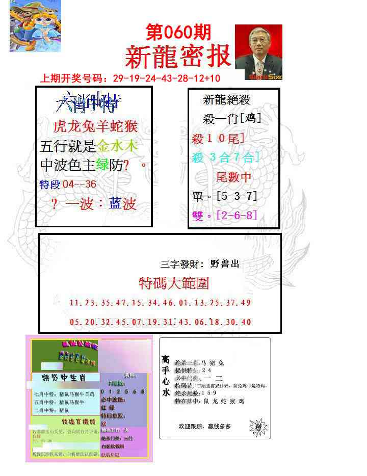 060期新龙密报[图]