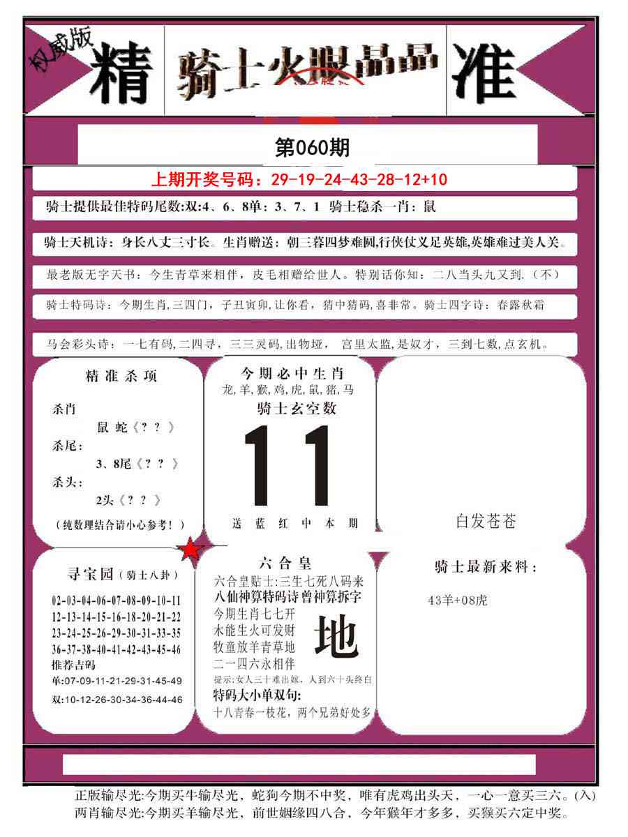 060期骑士火眼晶晶B[图]