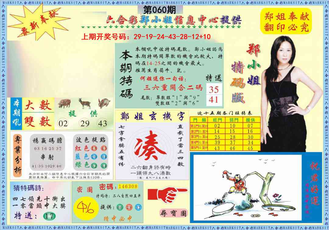 060期郑小姐特码报A[图]