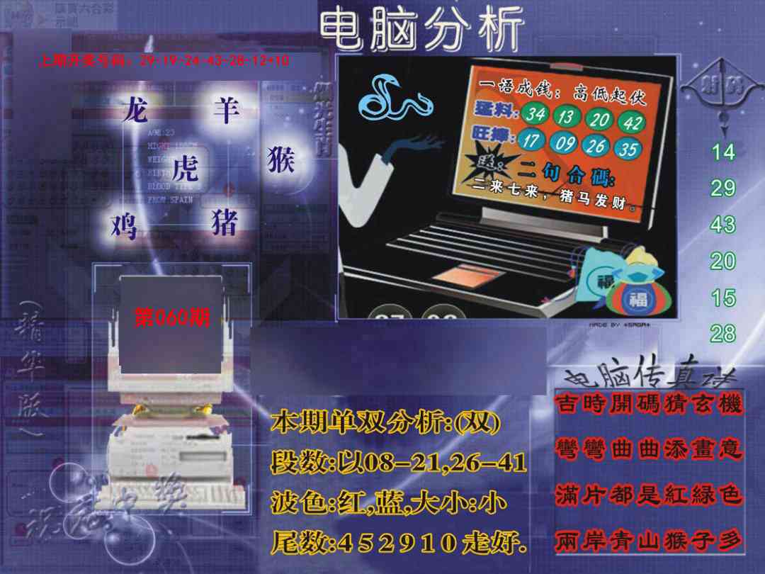 060期正版电脑分析贴士報[图]