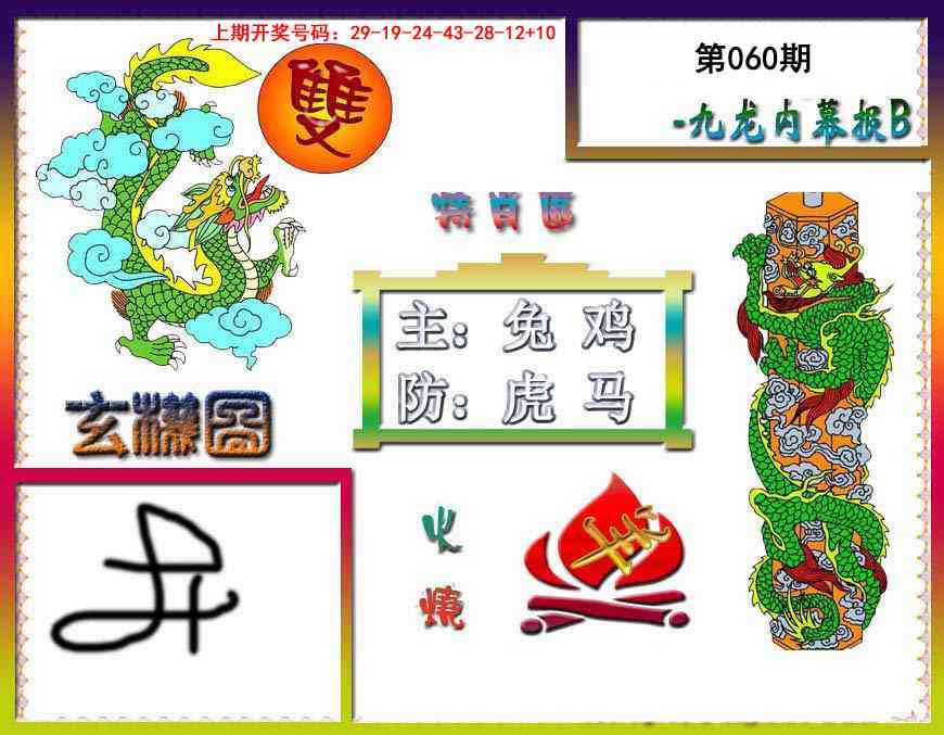 060期九龙内幕特肖图B[图]