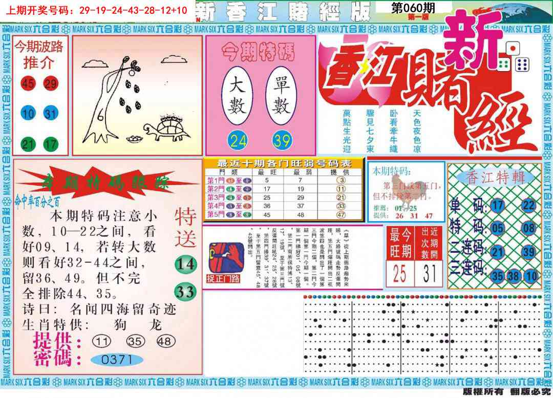 060期新香江赌经A[图]