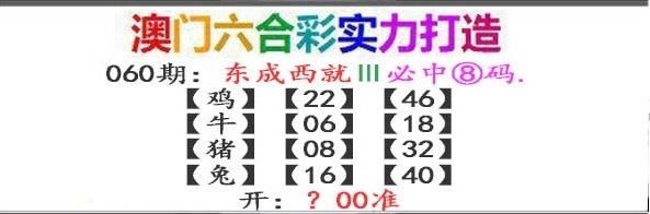 060期东成西就[图]